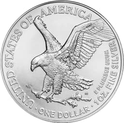 1 oz American Eagle Silver Coin — Reverse thumbnail