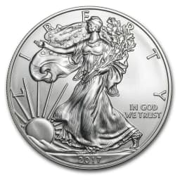 2017 1oz Fine Silver American Silver Eagle $1 Coin — Reverse thumbnail