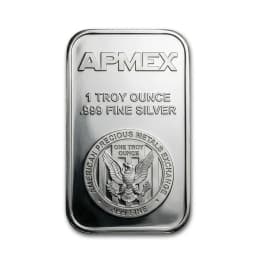1oz .999 Silver APMEX Bar — Obverse thumbnail