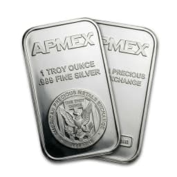 1oz .999 Silver APMEX Bar — Combined view thumbnail