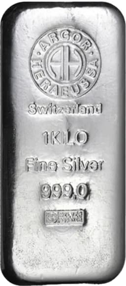 1 Kilo Silver Bar | Argor-Heraeus — Combined view thumbnail