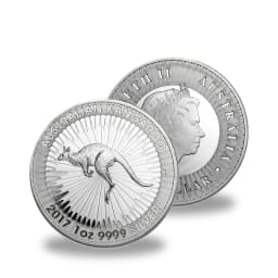 2016 1oz .999 Silver Australian Kangaroo $1 Coin — Combined view thumbnail