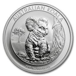 2017 1oz .999 Silver Australian Perth Mint Koala $1 Coin — Reverse thumbnail