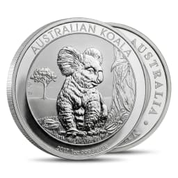 2017 1oz .999 Silver Australian Perth Mint Koala $1 Coin — Combined view thumbnail