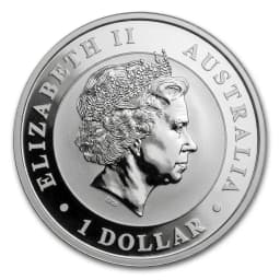 2018 1oz .999 Silver Australian Perth Mint Kookaburra $1 Coin — Obverse thumbnail