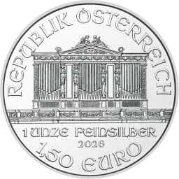 1 oz Vienna Philharmonic Silver Coin — Obverse thumbnail