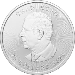 5 oz Grand Maple Leaf Silver Coin 2026 — Reverse thumbnail
