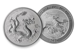 1 oz Chinese Dragon Silver Coin 2026 — Combined view thumbnail