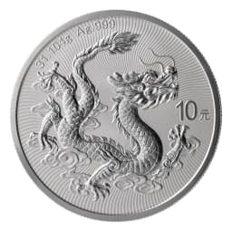 1 oz Chinese Dragon Silver Coin 2026 — Reverse thumbnail