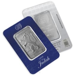 Lion of Judah 1 oz Silver Bar — Combined view thumbnail