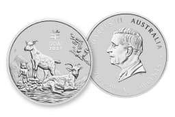 1/2 oz Lunar III Goat Silver Coin 2027 — Combined view thumbnail