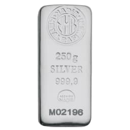 250g Silver Bar Nadir Metal Rafineri — Reverse thumbnail
