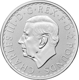 1 oz Britannia Charles III Silver Coin — Reverse thumbnail