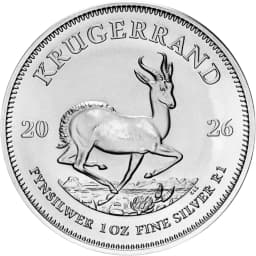 1 oz Krugerrand Silver Coin — Combined view thumbnail