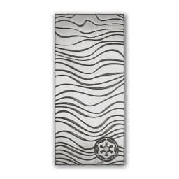 1oz .999 Silver Star Wars Mandalorian Beskar $2 Bar — Reverse thumbnail