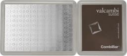 100 x 1g CombiBar Silver Valcambi — Obverse thumbnail