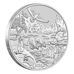 2026 Australia 1 oz Silver Wonders of Australia - The Outback — Reverse thumbnail