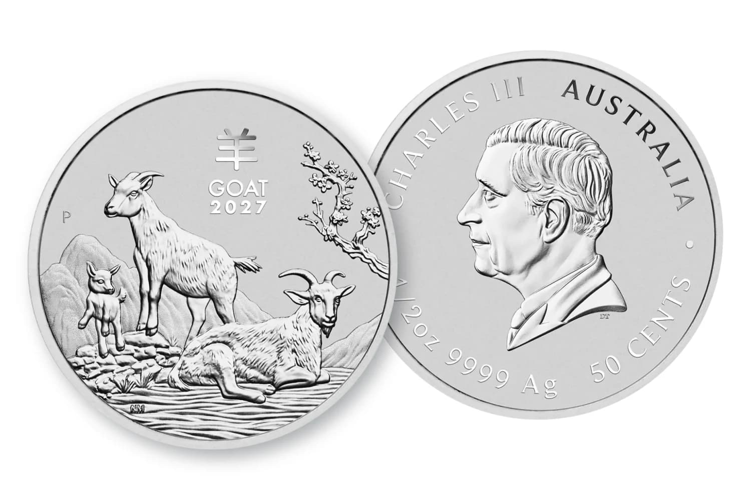1/2 oz Lunar III Goat Silver Coin 2027