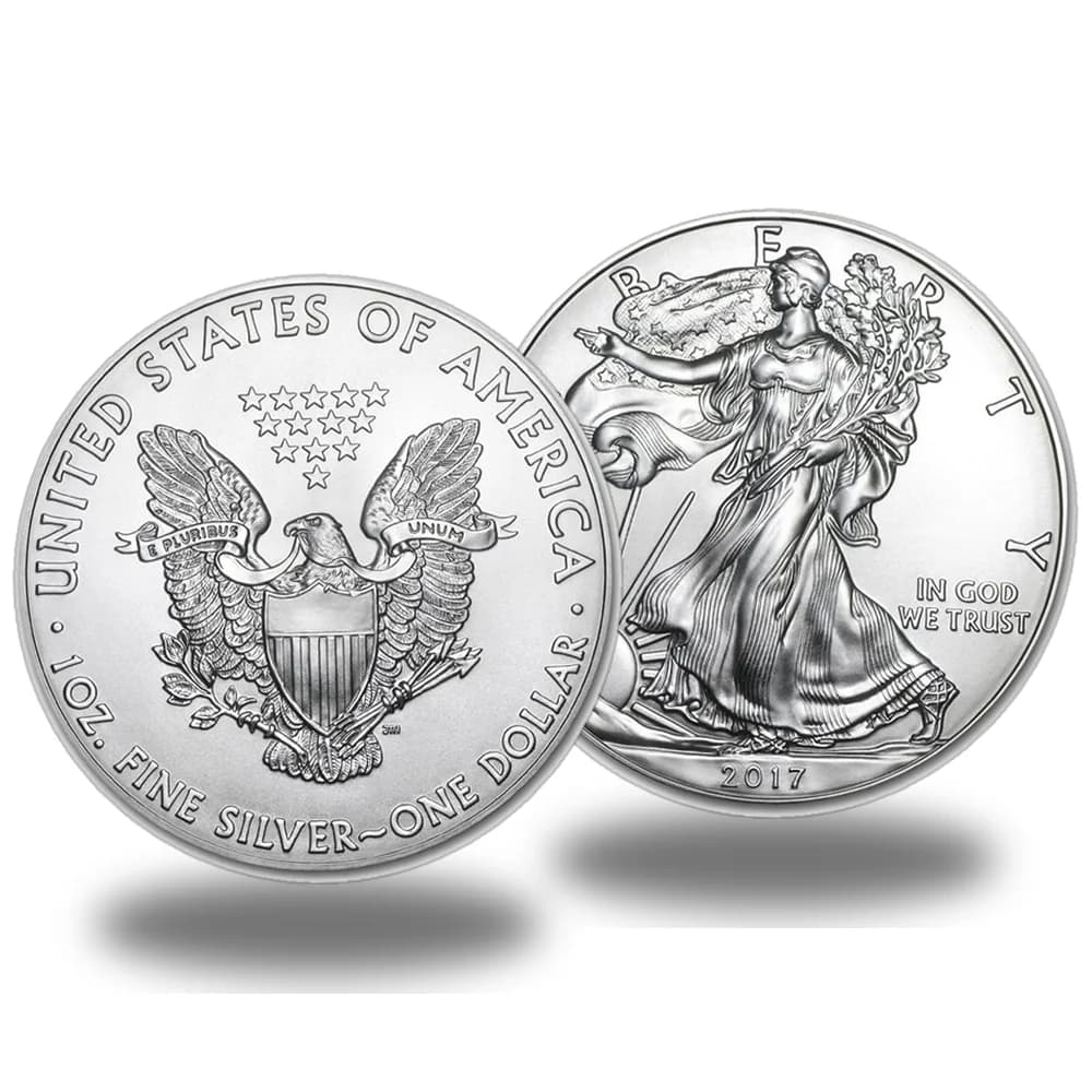 2017 1oz Fine Silver American Silver Eagle $1 Coin