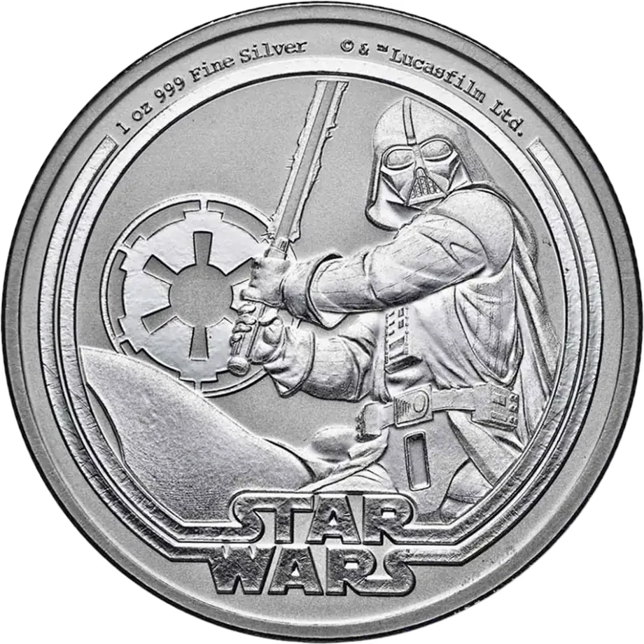 1 oz Star Wars Darth Vader Silver Coin 2026